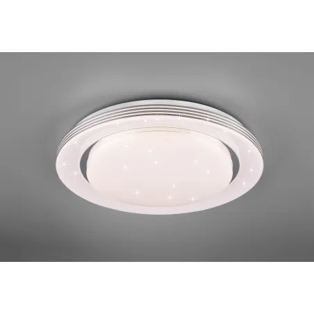 Plafonnier Intérieur Plastique Blanc 230V. LED 3000 - 6000K 3700lm.