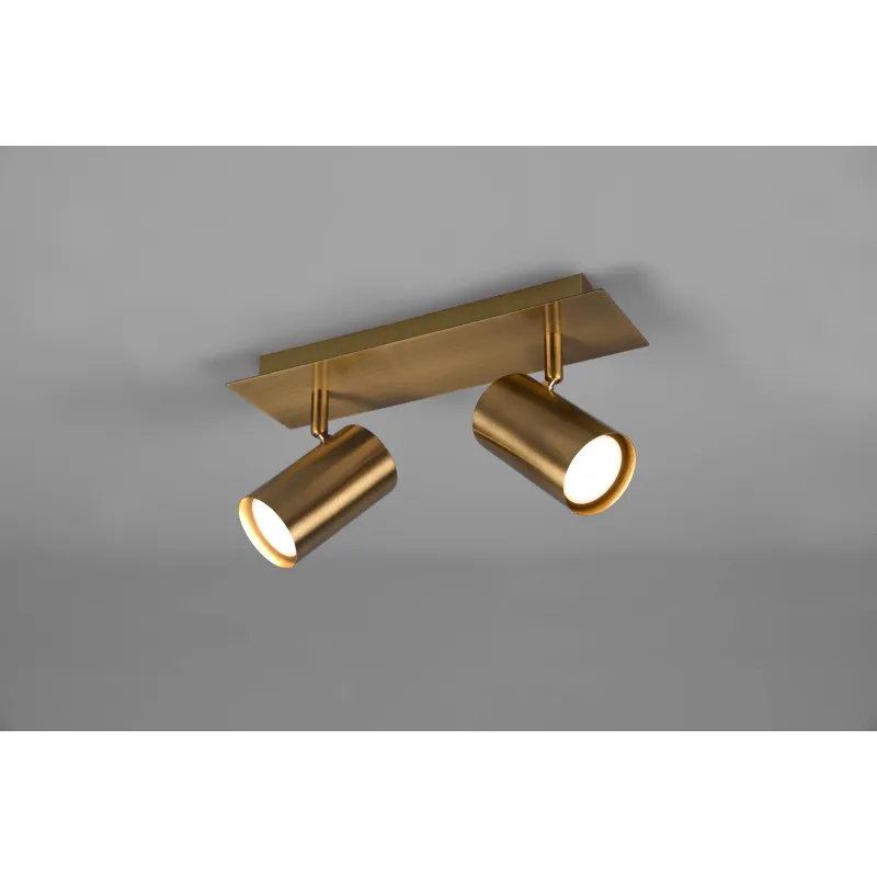 Spot Intérieur Métal laiton fumé 230V.