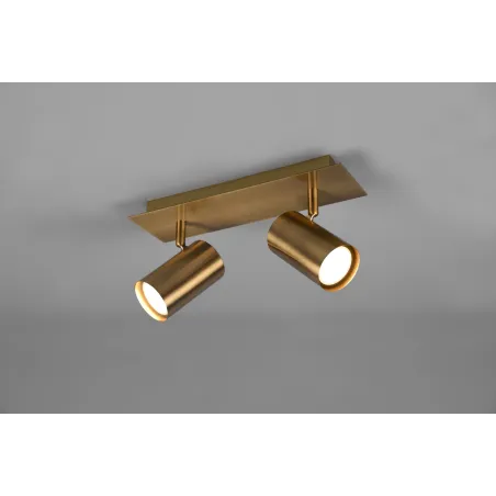 Spot Intérieur Métal laiton fumé 230V.