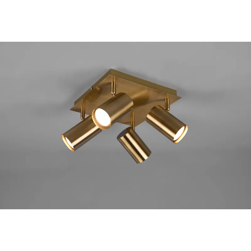 Spot Intérieur Métal laiton fumé 230V.