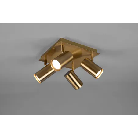 Spot Intérieur Métal laiton fumé 230V.