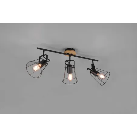 Spot Intérieur Métal noir mat 230V.