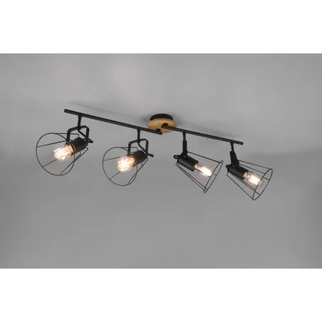Spot Intérieur Métal noir mat 230V.