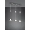 Suspension Intérieur Aluminium Nickel mat 230V. LED 3000K 1050lm.