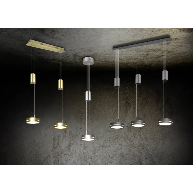 Suspension Intérieur Aluminium antracite 230V. LED 3000K 1050lm.