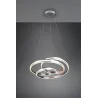 Suspension Intérieur Métal Nickel mat 230V. LED 2300+3000+4000K 7200lm.