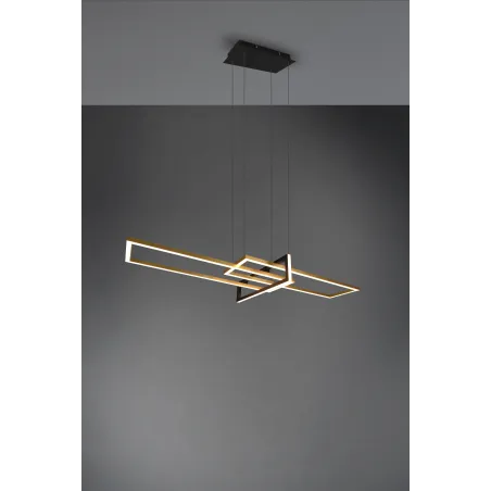 Suspension Intérieur Métal Laiton mat 230V. LED 3000K 4200lm.