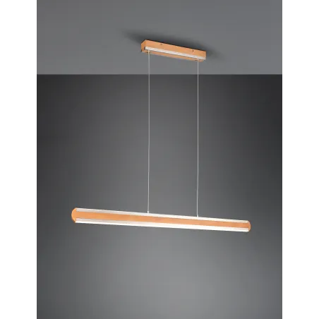 Suspension Intérieur Bois naturel naturel 230V. LED 2700 - 6000K 3200lm.