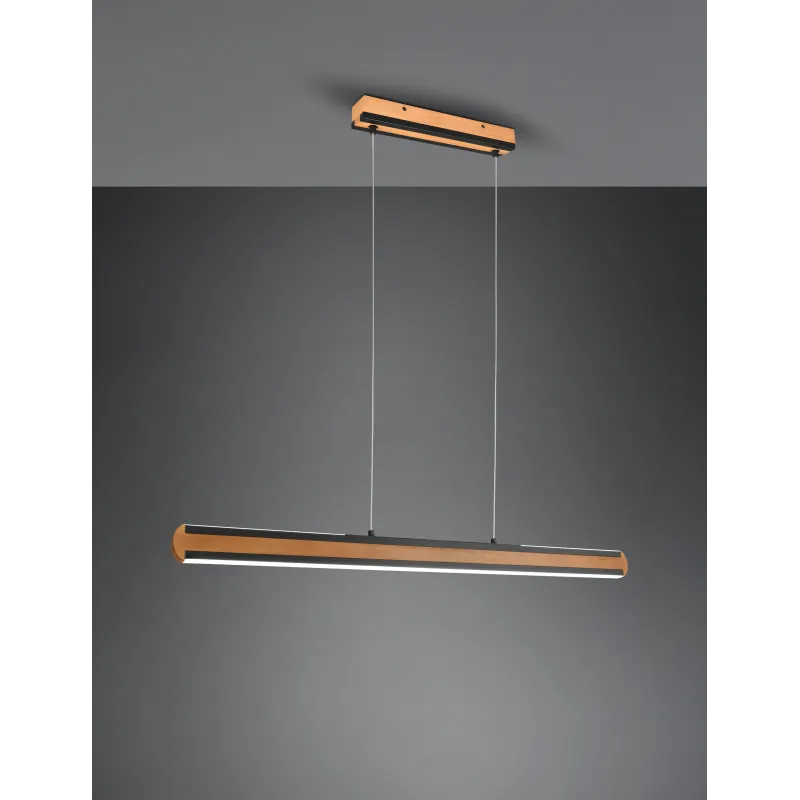 Suspension Intérieur Bois naturel naturel 230V. LED 2700 - 6000K 3200lm.