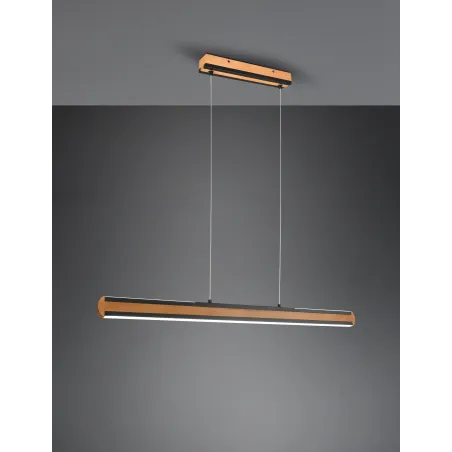Suspension Intérieur Bois naturel naturel 230V. LED 2700 - 6000K 3200lm.
