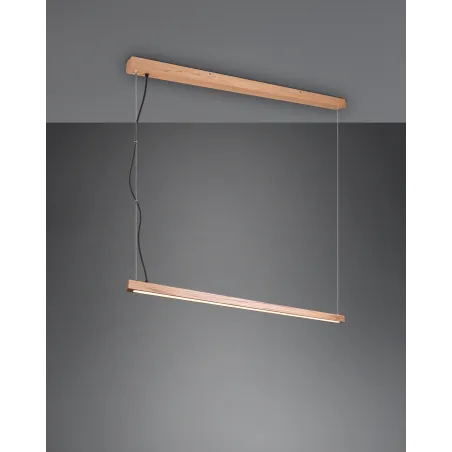 Suspension Intérieur Bois naturel naturel 230V. LED 3000K 3150lm.