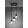 Suspension Intérieur Métal noir mat 230V.