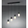 Suspension Intérieur Métal noir mat 230V.