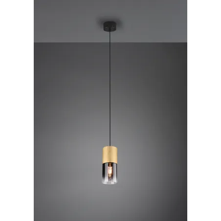 Suspension Intérieur Métal Laiton mat 230V.