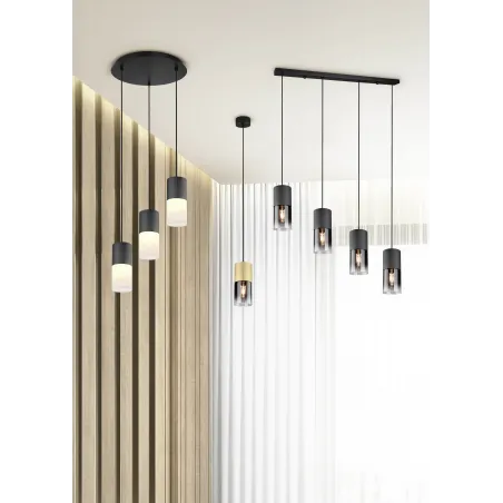 Suspension Intérieur Métal Laiton mat 230V.