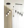 Suspension Intérieur Métal Laiton mat 230V.