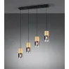 Suspension Intérieur Métal Laiton mat 230V.