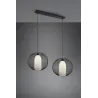 Suspension Intérieur Métal noir mat 230V.