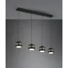 Suspension Intérieur Métal noir mat 230V.