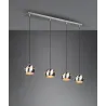 Suspension Intérieur Métal Nickel mat 230V.