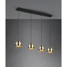 Suspension Intérieur Métal Laiton mat 230V.
