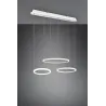 Suspension Intérieur Métal Blanc mat 230V. LED 2300+3000+4000K 6800lm.