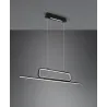 Suspension Intérieur Métal noir mat 230V. LED 3000K 4500lm.