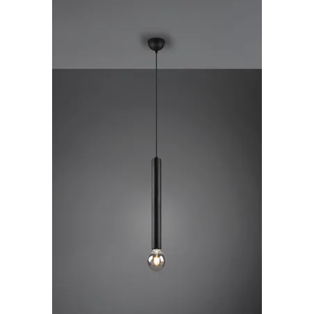 Suspension Intérieur Métal noir mat 230V.