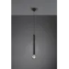 Suspension Intérieur Métal noir mat 230V.