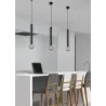 Suspension Intérieur Métal noir mat 230V.