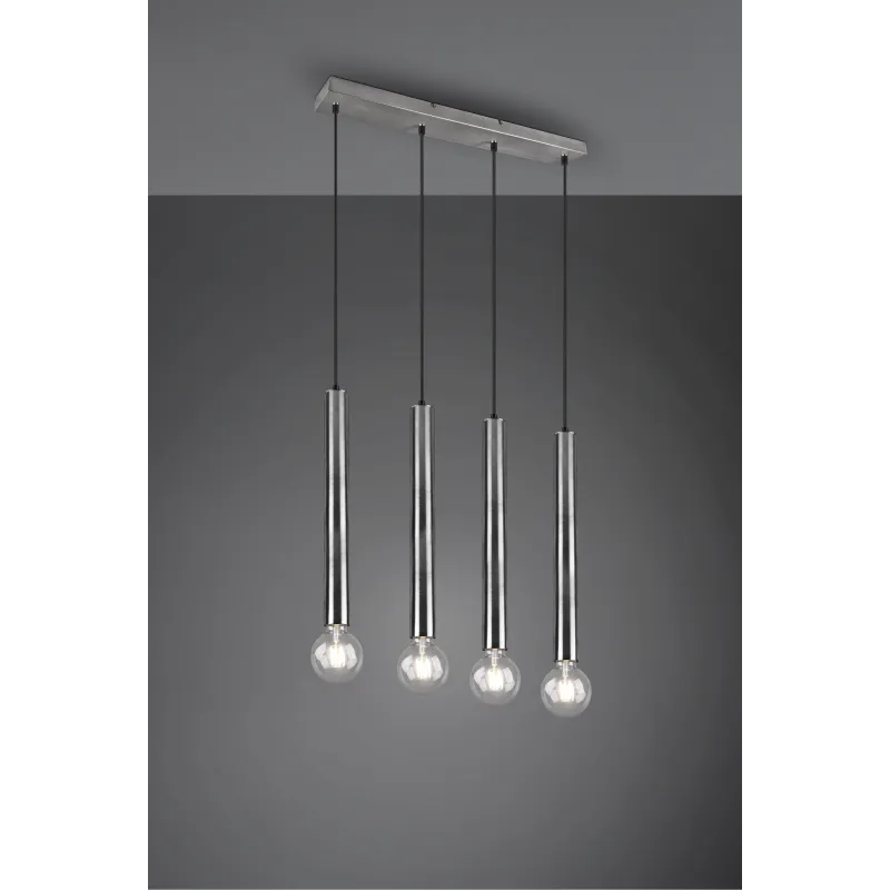 Suspension Intérieur Métal Nickel mat 230V.