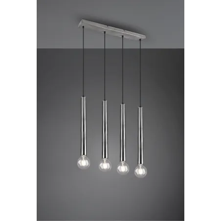Suspension Intérieur Métal Nickel mat 230V.