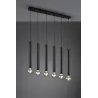 Suspension Intérieur Métal noir mat 230V.