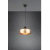 Suspension Intérieur Aluminium Laiton mat 230V.