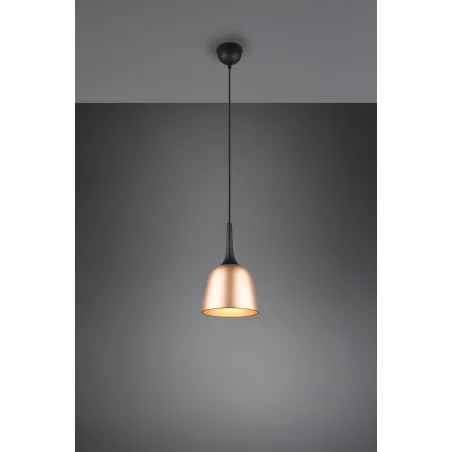 Suspension Intérieur Aluminium Laiton mat 230V.