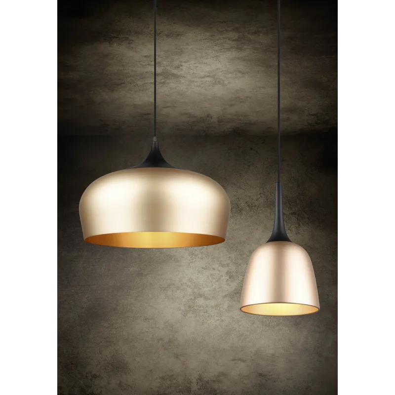 Suspension Intérieur Aluminium Laiton mat 230V.