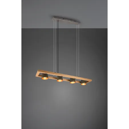 Suspension Intérieur Métal Nickel antique 230V.