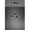 Suspension Intérieur Métal noir mat 230V.