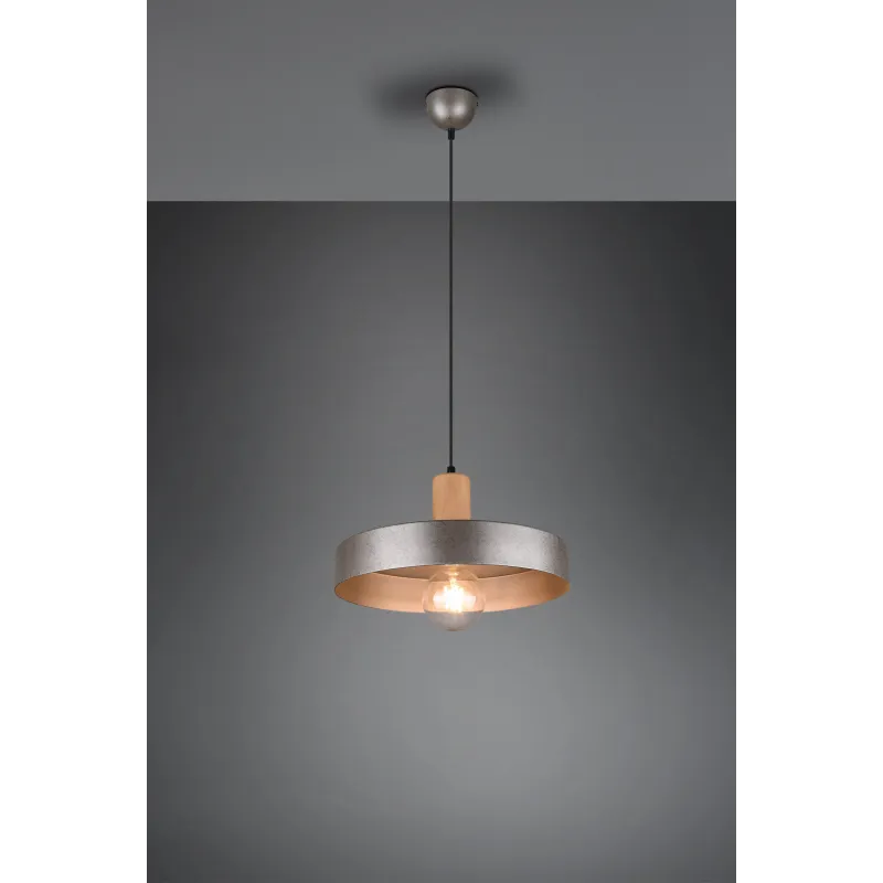 Suspension Intérieur Métal Nickel antique 230V.
