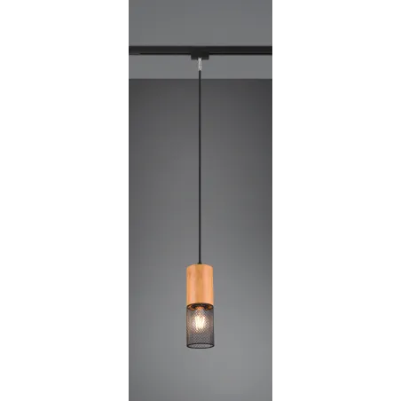 Suspension Intérieur Métal noir mat 230V.