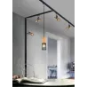 Suspension Intérieur Métal noir mat 230V.