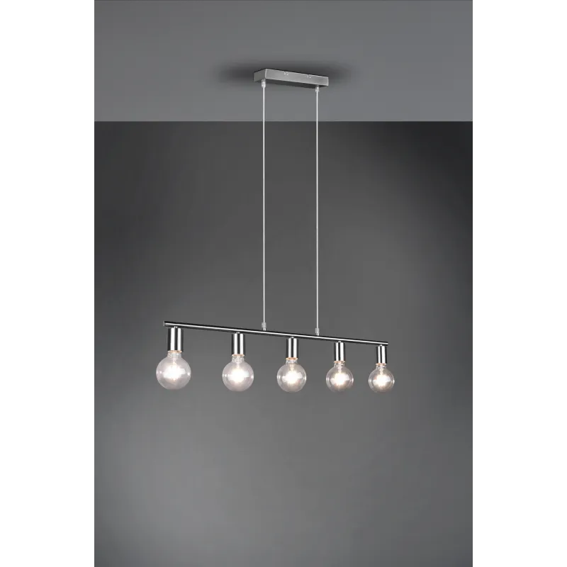 Suspension Intérieur Métal Nickel mat 230V.