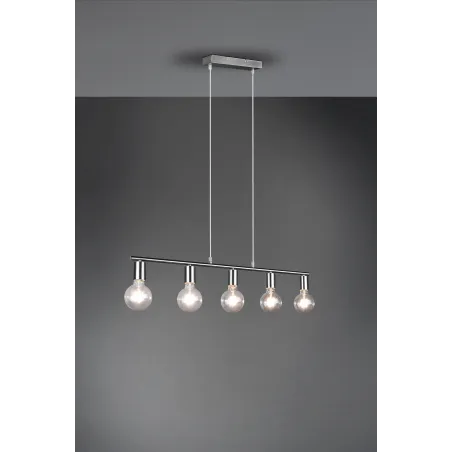 Suspension Intérieur Métal Nickel mat 230V.