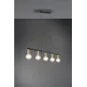 Suspension Intérieur Métal Laiton mat 230V.