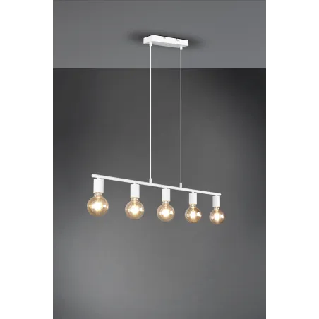 Suspension Intérieur Métal Blanc mat 230V.