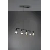 Suspension Intérieur Métal noir mat 230V.