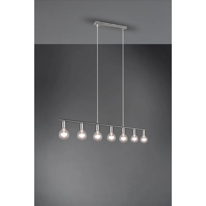 Suspension Intérieur Métal Nickel mat 230V.
