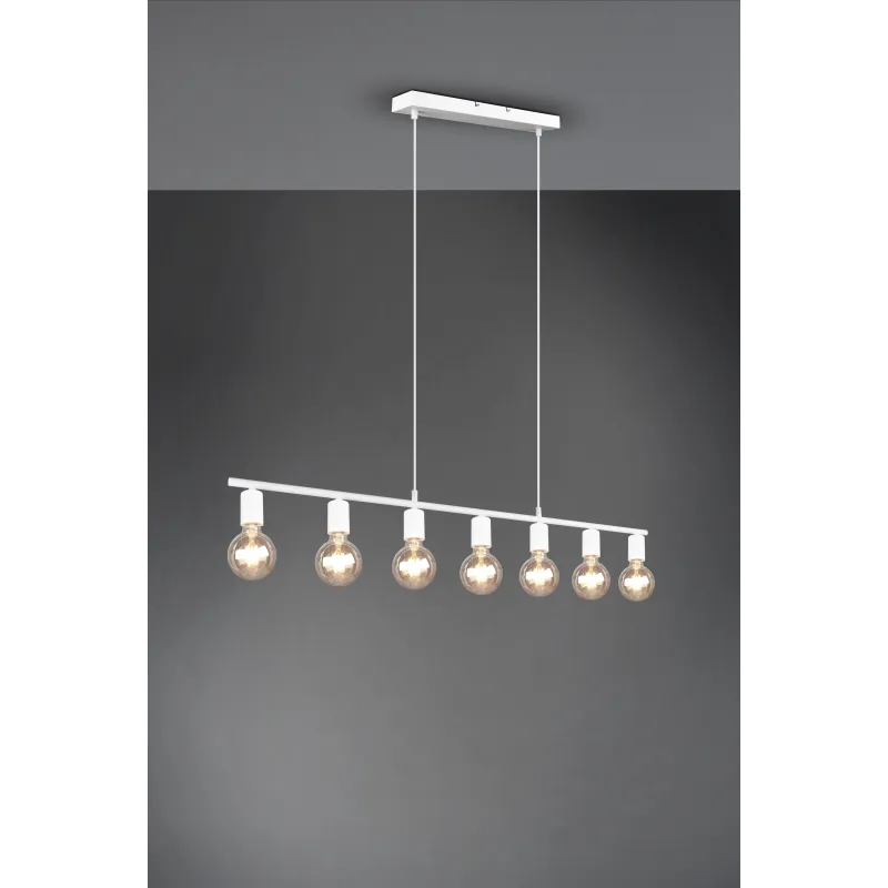 Suspension Intérieur Métal Blanc mat 230V.