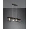 Suspension Intérieur Métal noir mat 230V.