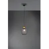 Suspension Intérieur Métal noir mat 230V.